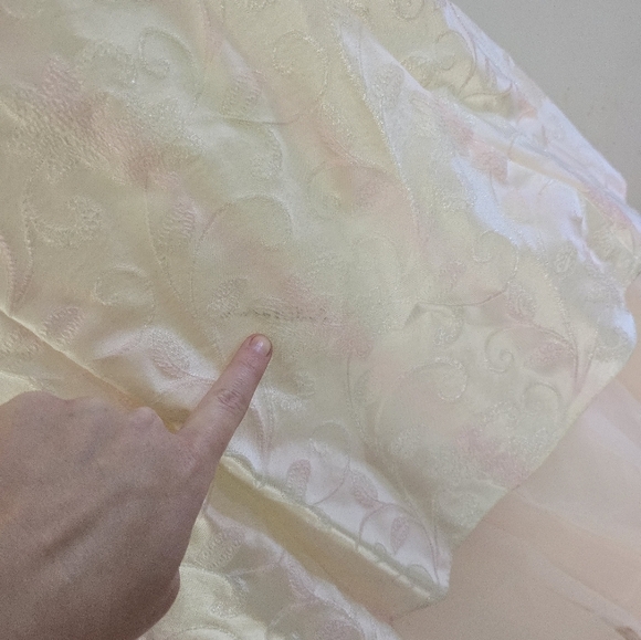 Vintage Zum Zum Pink Stripes Tulle Mermaid Dress sz 9 *needs Cleaned* - Picture 6 of 16